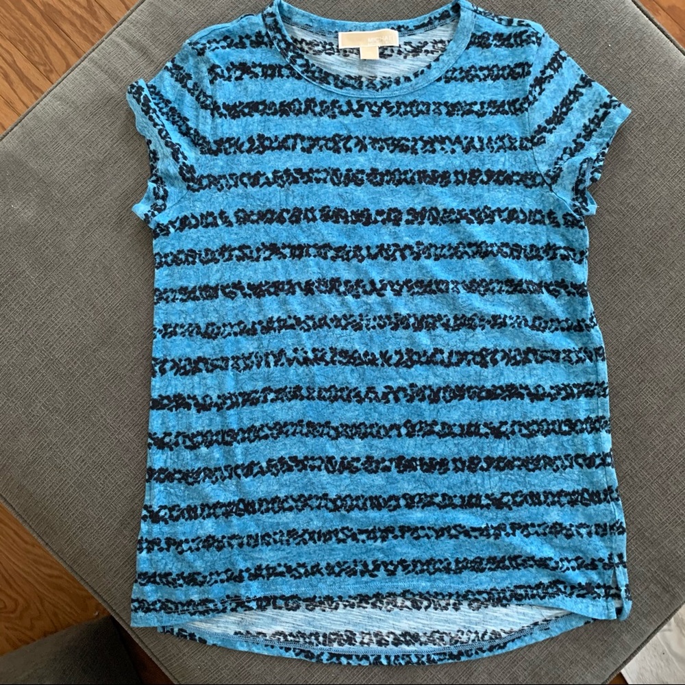 MICHAEL Michael Kors Tie Dye Stripe Top Size M - Picture 3 of 9